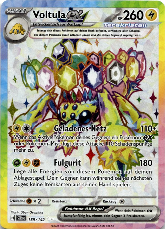 Voltula ex #159/142 Ultra Rare