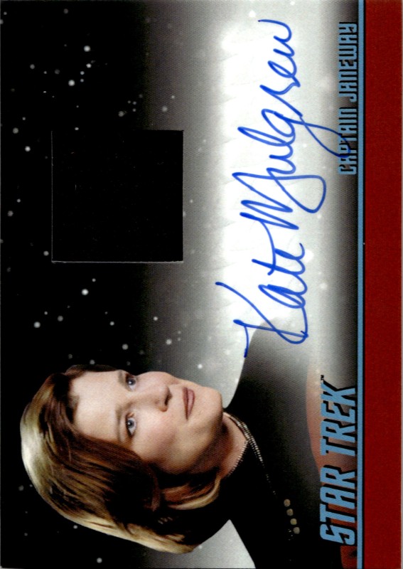 #Kate Mulgrew as Captain Janeway Autograph Relic