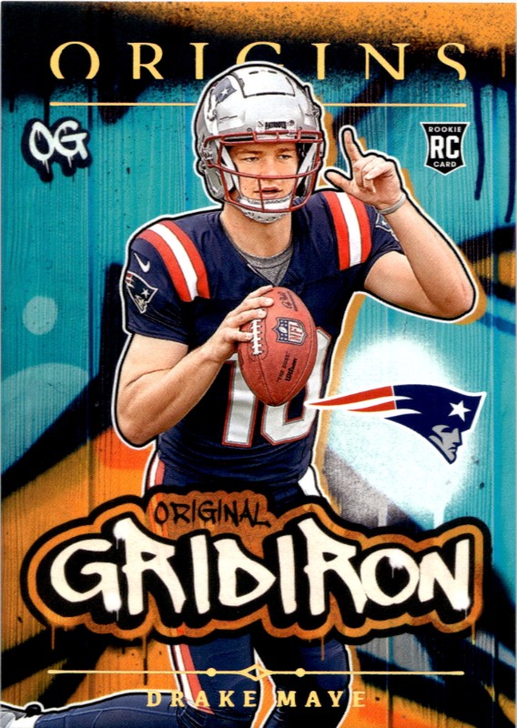#12 Drake Maye RC Original Gridiron