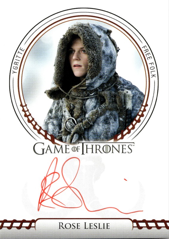 #Rose Leslie as Ygritte Sigil Autographs
