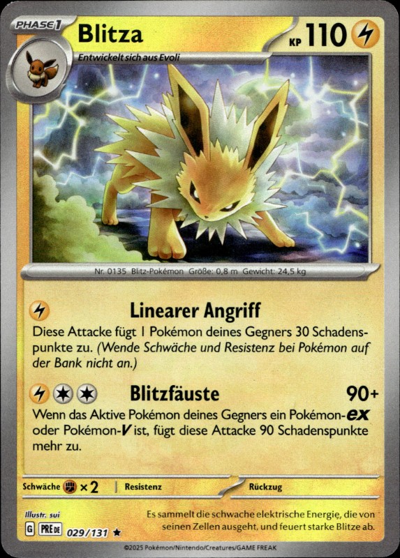 Blitza Poke BALL REVERS FOIL #029/131