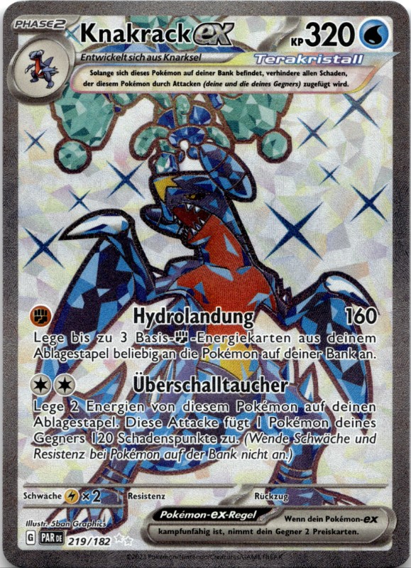 Knakrack ex #219/182 Ultra Rare