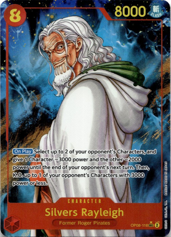 Silvers Rayleigh #OP08-118 Alternate Art
