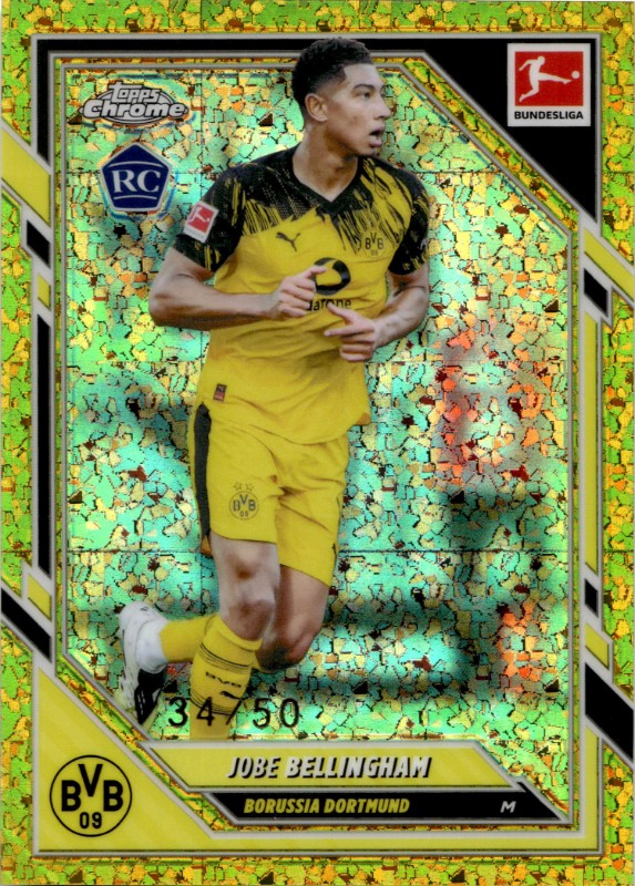 #18 Jobe Bellingham RC Gold Mini-Diamond Refractor 34/50