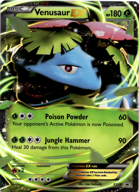 Venusaur ex #XY28 Black Star Promo