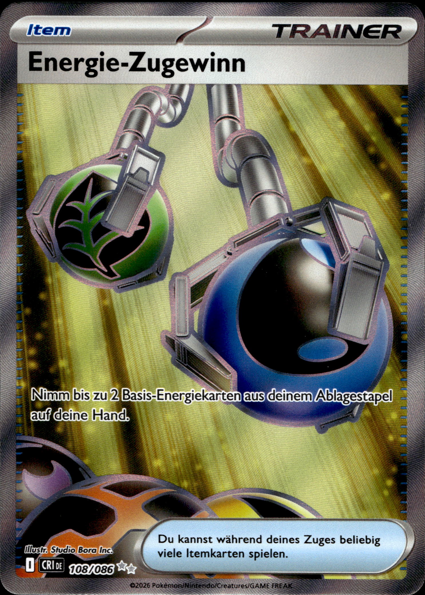 Energie-Zugewinn #108/086 Ultra Rare