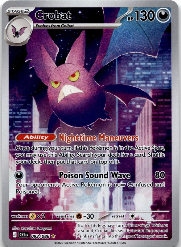 Crobat #093/086 Illustration Rare