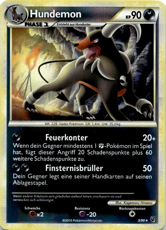 Hundemon Reverse Foil #5/90