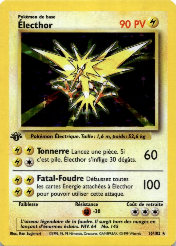 Electhor Holo #16/102 1ST Edition