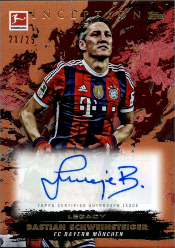 #Bastian Schweinsteiger Orange 21/25 Legacy
