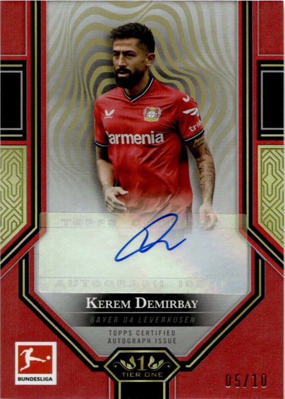 #BMA-KD Kerem Demirbay Red 05/10 Ball Magnet Autographs