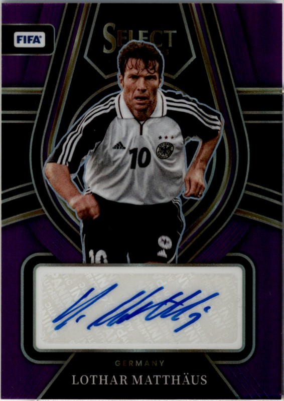 #SS-LM Lothar Matthaus Purple 04/49 Select Signatures