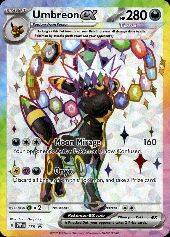 Umbreon ex #176 Black Star Promo