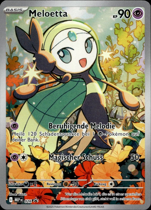 Meloetta #026 Black Star Promo