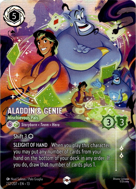Aladdin & Genie Enchanted #232/207