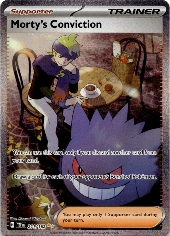 Morty's Conviction #211/162 Special Illustration Rare