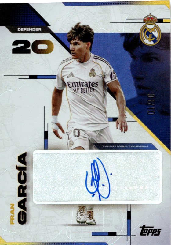 #MM-FG Fran García Black 01/10 Modern Madrid Autograph