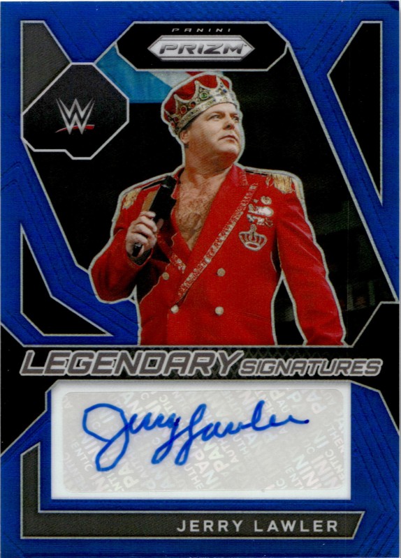#LS-JLW Jerry Lawler - Blue Prizms  01/49 Legendary Signatures