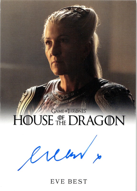 #Eve Best as Princess Rhaenys Targaryen Full Bleed Autographs