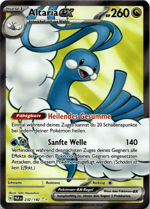 Altaria ex #232/182 Ultra Rare