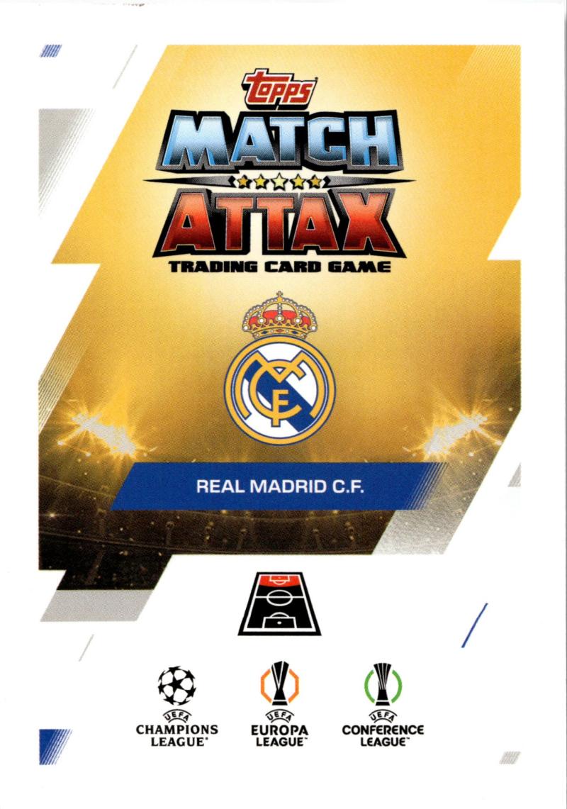 Rückseite – Topps Match Attax