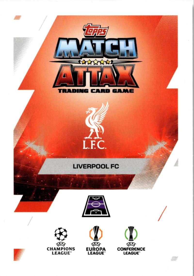 Back - Topps Match Attax