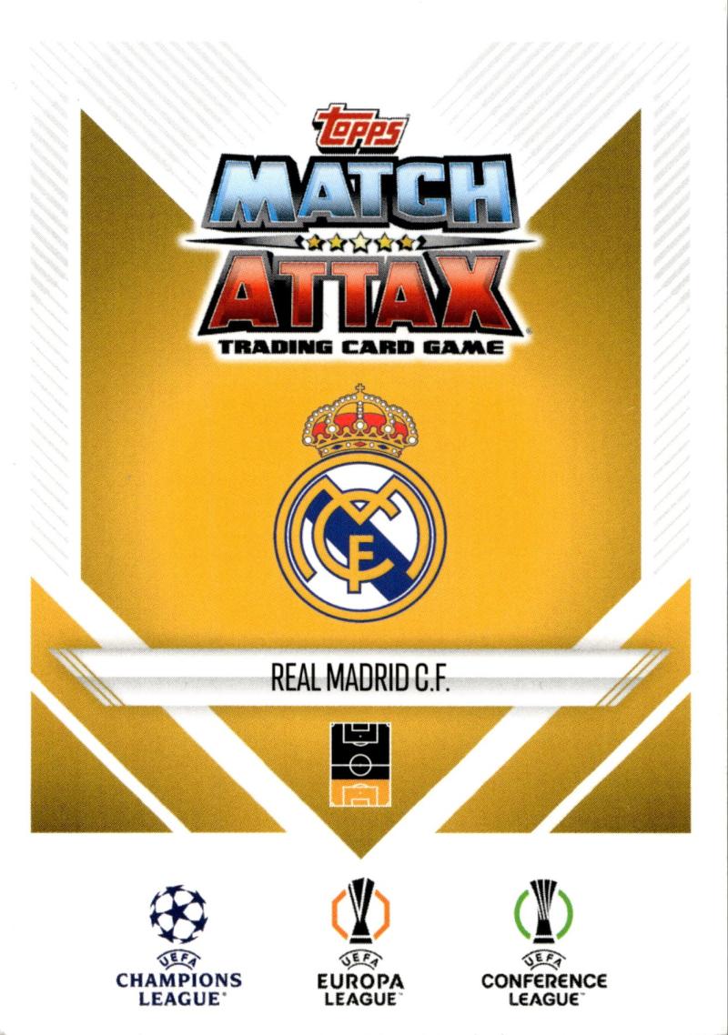 Rückseite – Topps UCC Match Attax