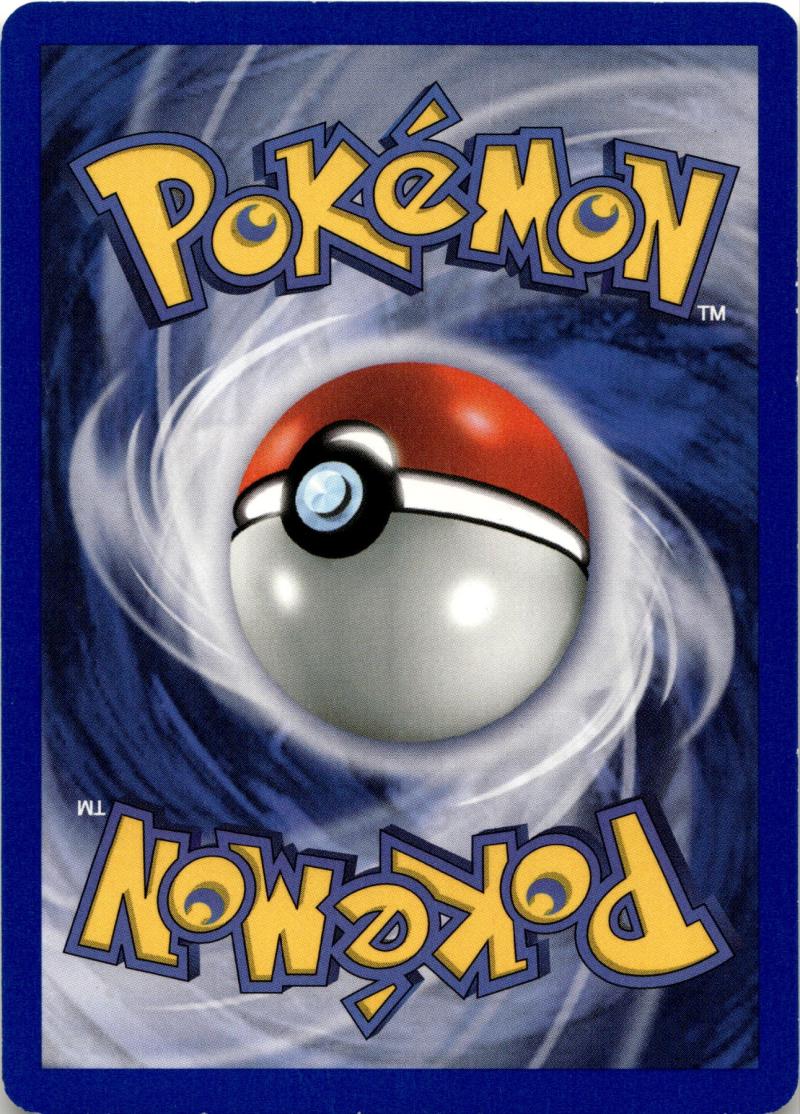Rückseite – Pokemon ENGLISH Gym Challenge
