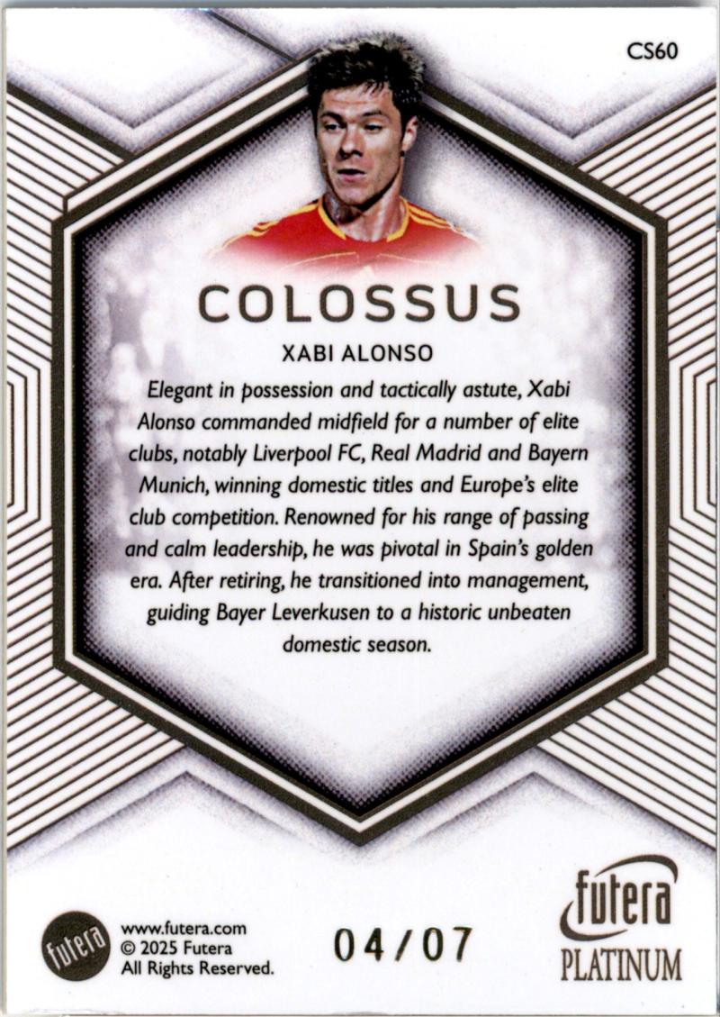 Rückseite – Futera World Football Platinum Edition 1