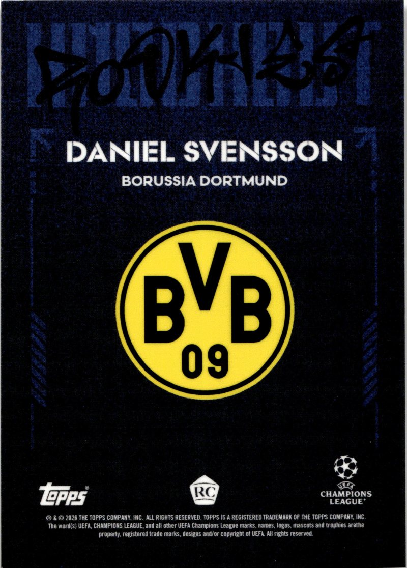 Rückseite – Topps UCC Knockout