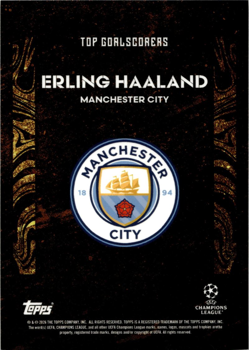 Rückseite – Topps UCC Knockout