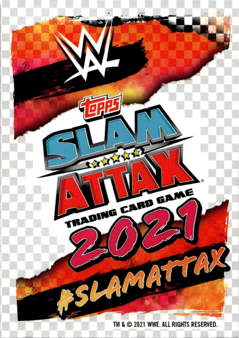 Rückseite – Topps WWE Slam Attax