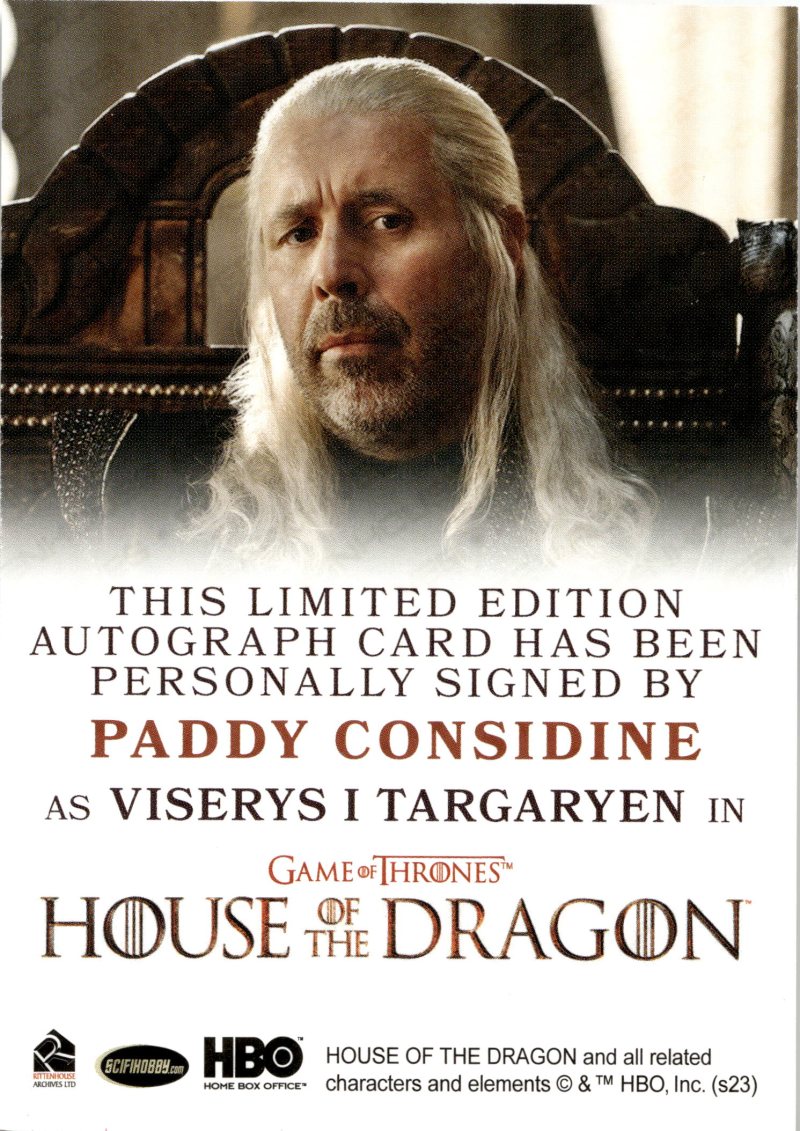 Rückseite – Game of Thrones House of the Dragon S1