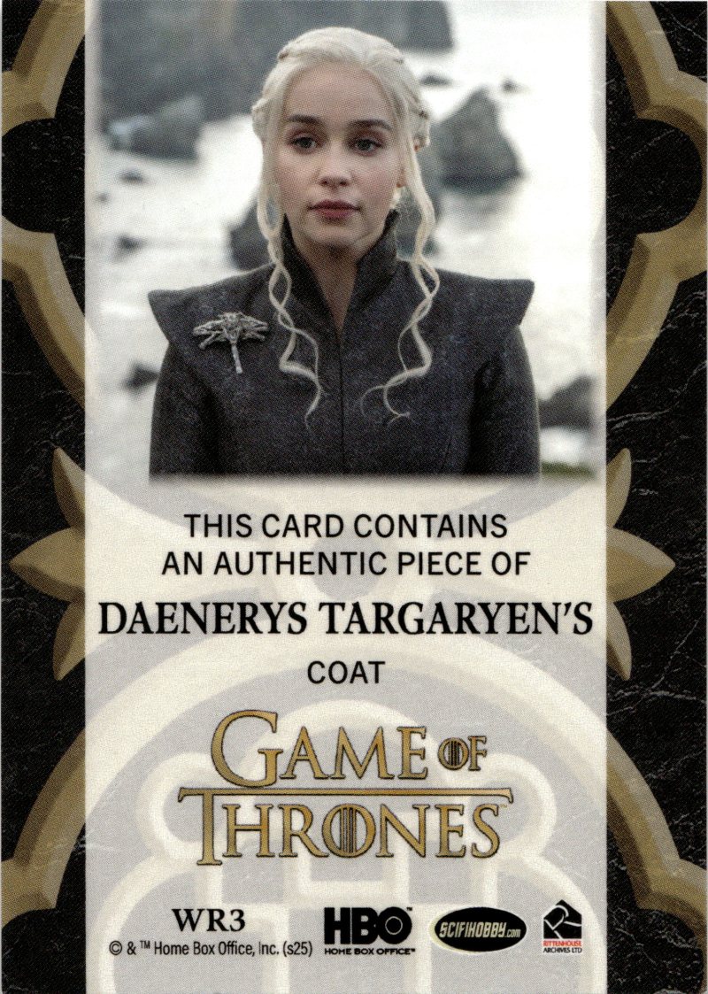 Rückseite – Game of Thrones The Great Houses