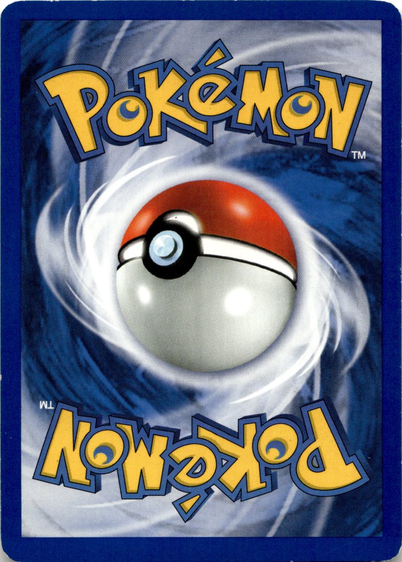 Rückseite – Pokemon ENGLISH Gym Challenge