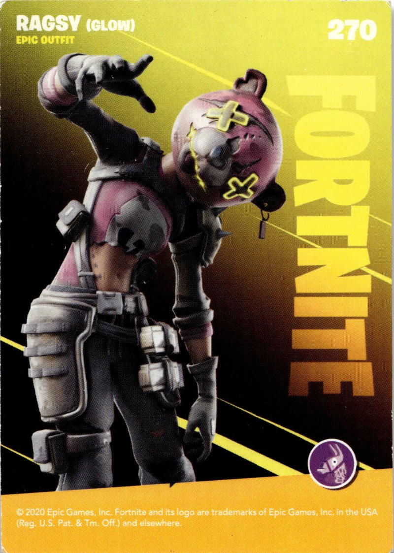 Rückseite – Panini Fortnite Reloaded