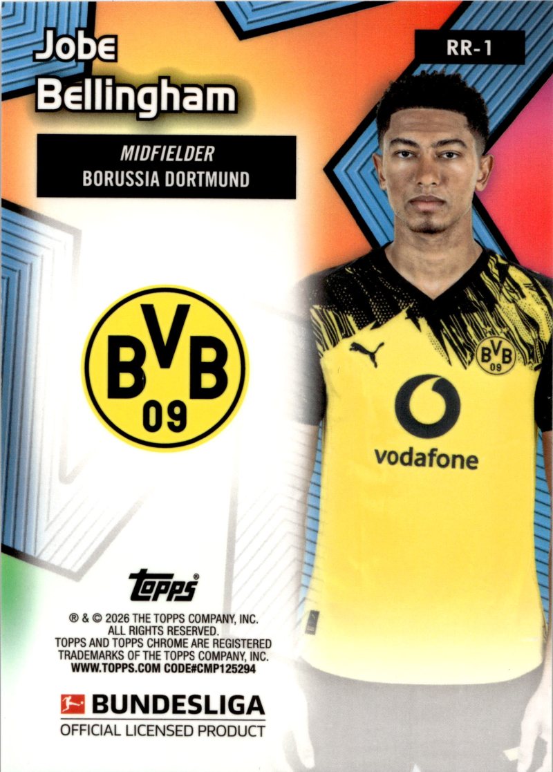 Rückseite – Topps Chrome Bundesliga