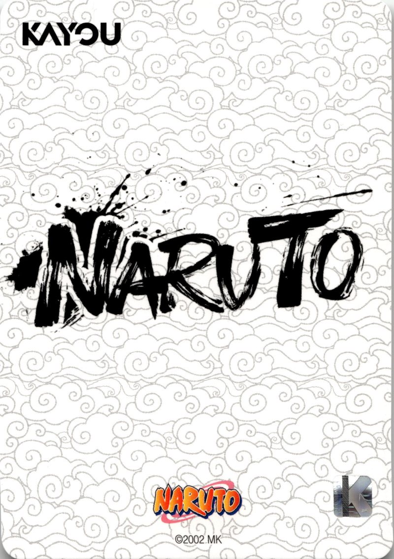 Rückseite – Kayou Naruto Earth Scroll Series 1