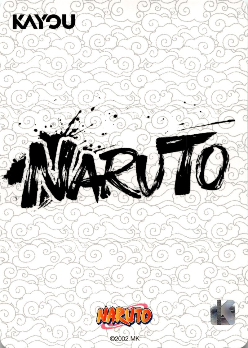 Rückseite – Kayou Naruto Earth Scroll Series 1