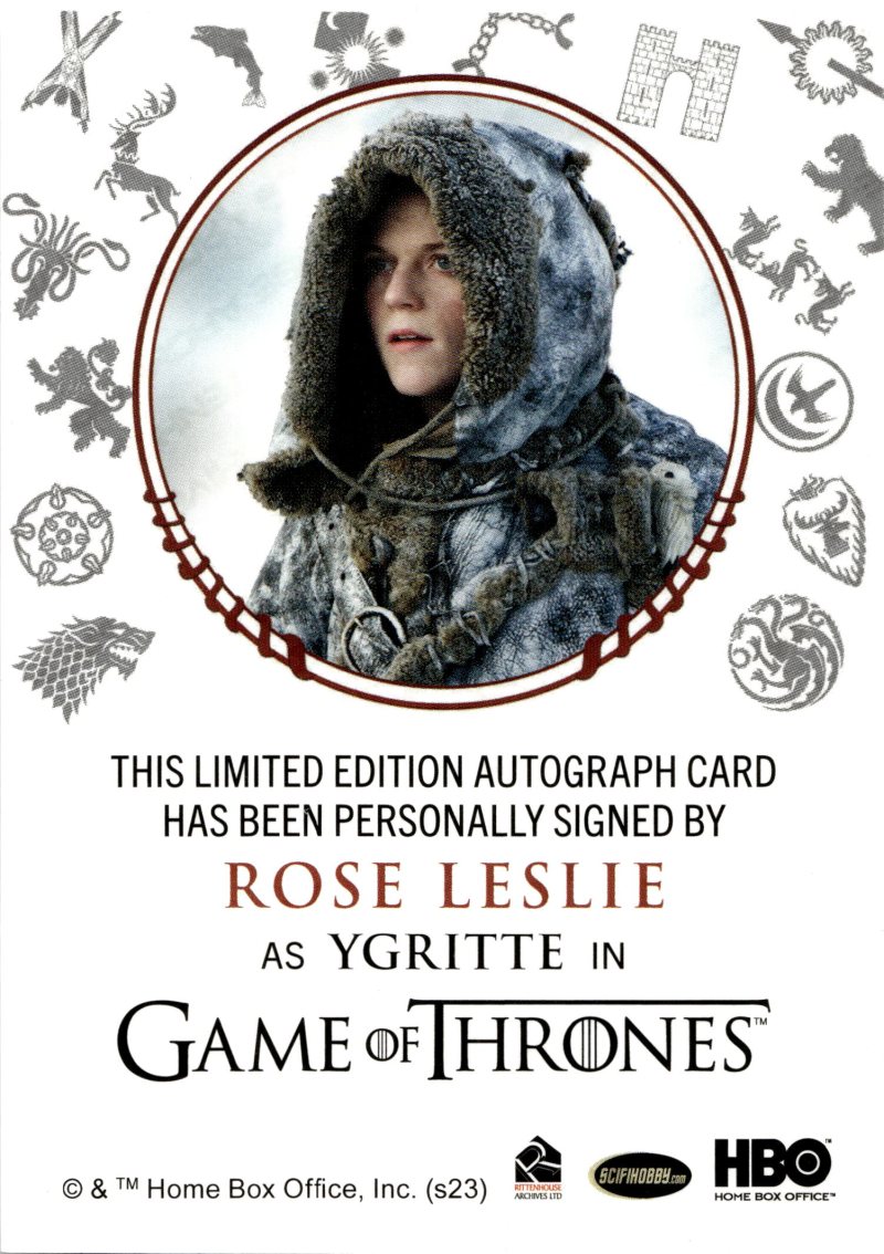 Rückseite – Game of Thrones Legends of the Realm