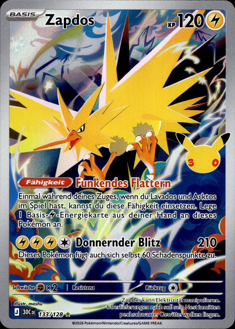Pokemon 30C DE 30TH CELEBRATIONS