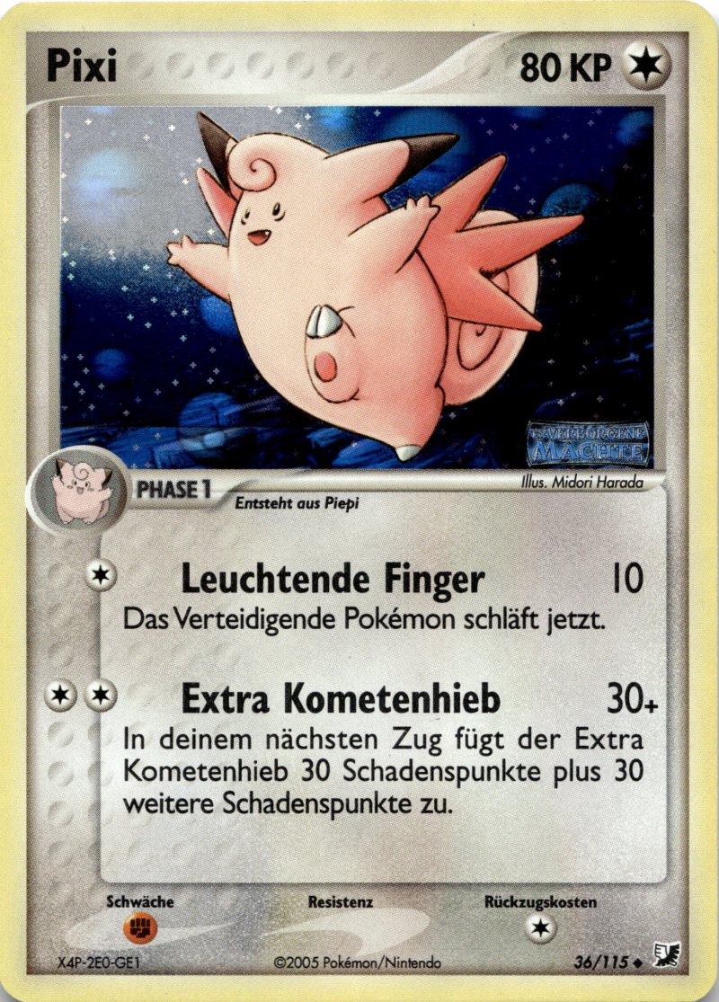 Pokemon EX GER Unseen Forces