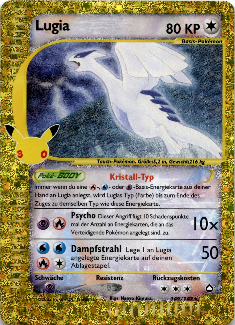 Pokemon 30C DE 30TH CELEBRATIONS