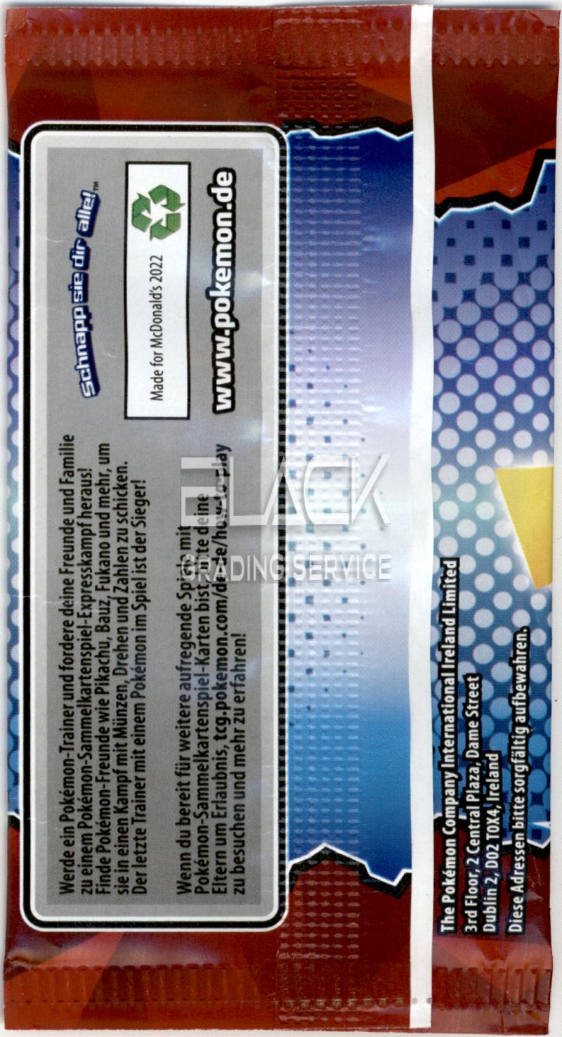 Back - Pokemon SWSH GER McDonald's Expresskampf