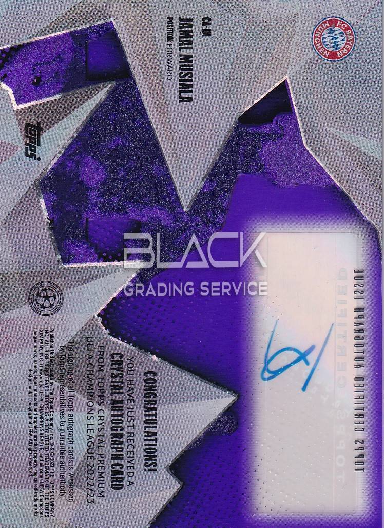 Back - Topps Crystal Prem. UCL 