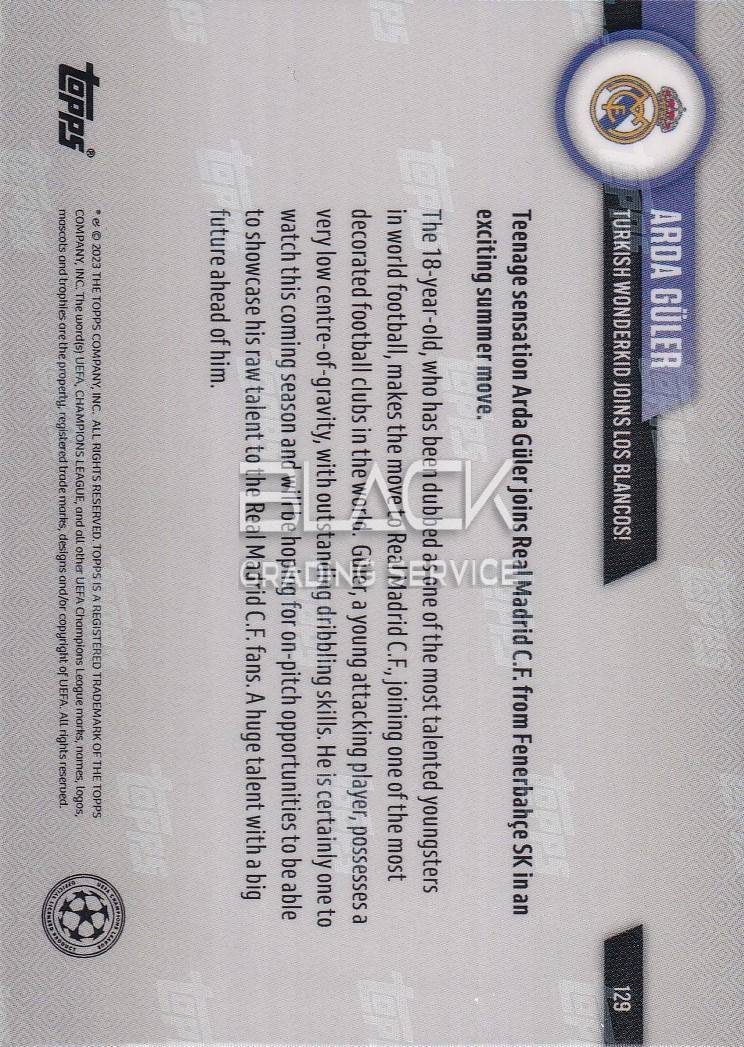 Back - Topps Now UCL 