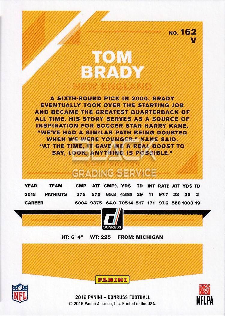 Back - Panini Donruss EN Portrait - Press - Proof Blue