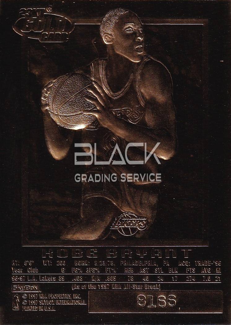 Back - Skybox EX-2000 23KT Gold Rookie-Sky Backround