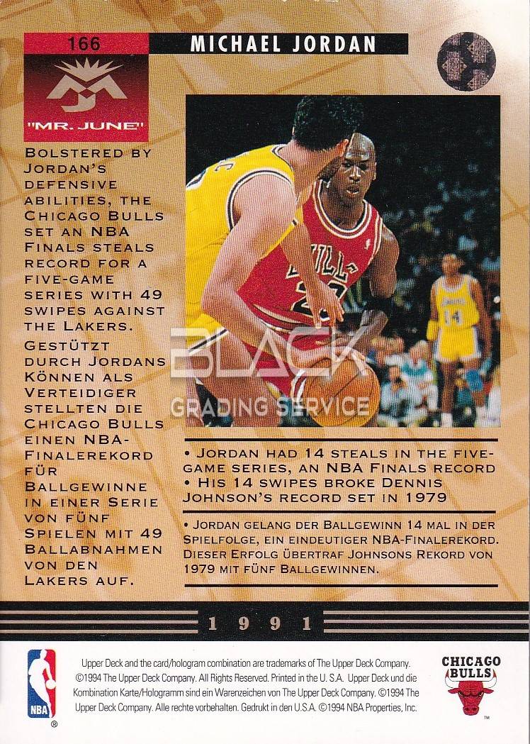 Back - Upper Deck Ger MJ ''MR. June'' Jordan´s A Steal