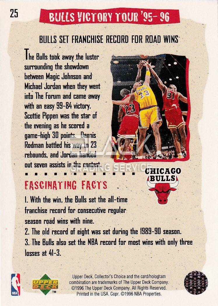 Back - Upper Deck Collector's Choice